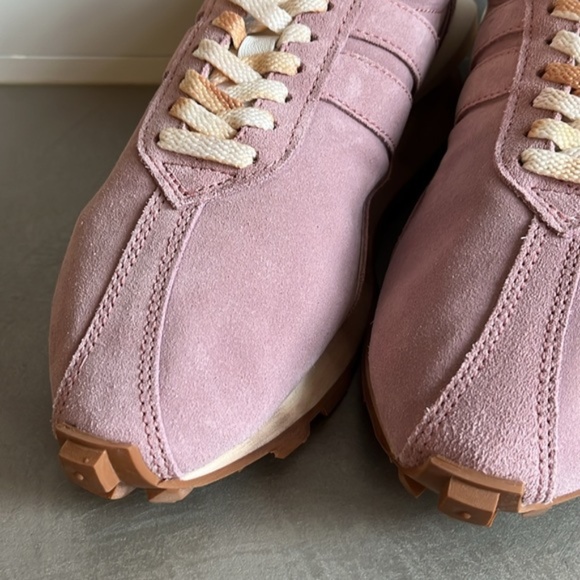 Lanvin Bumper Pink Suede Sneakers - Picture 7 of 11